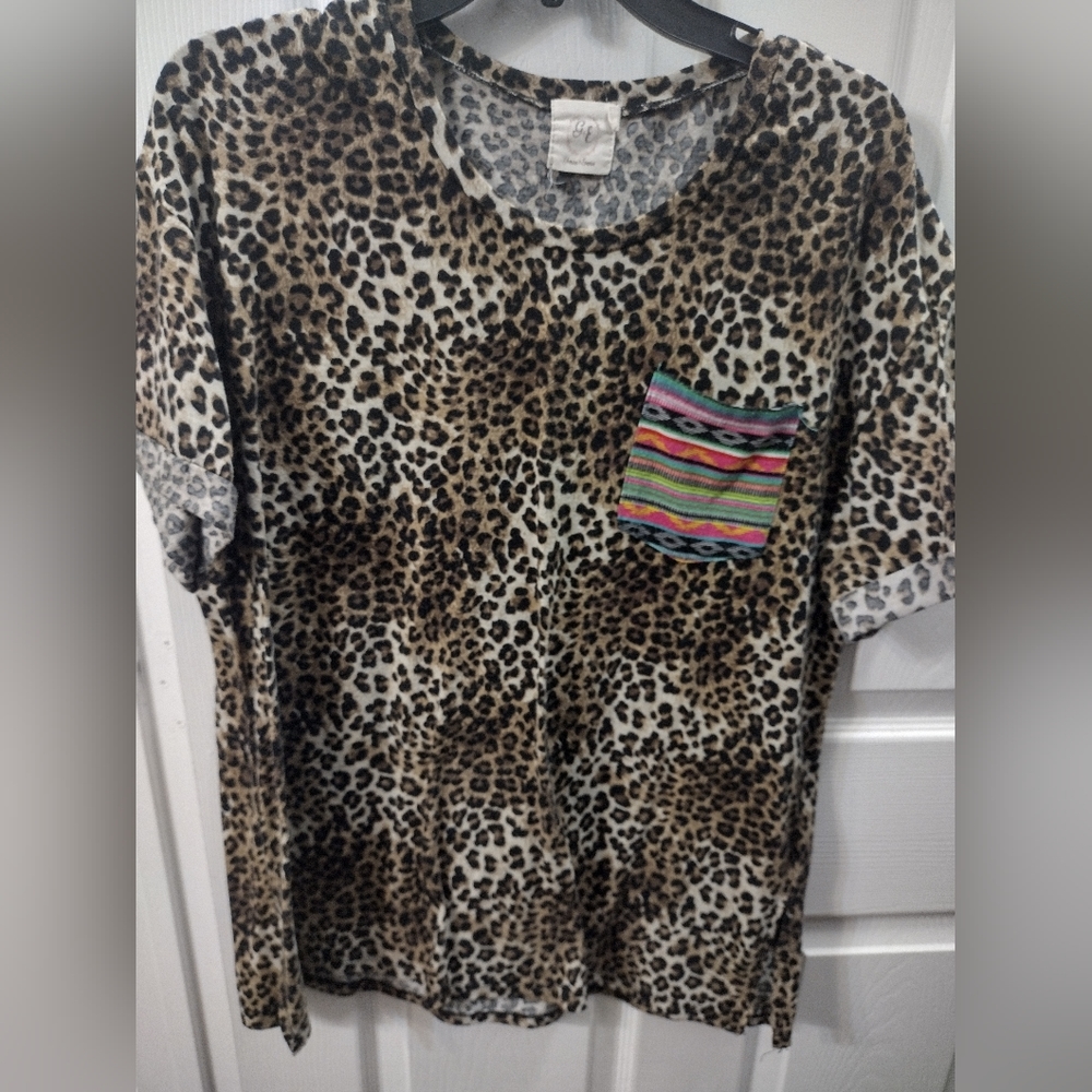 Cheetah print top